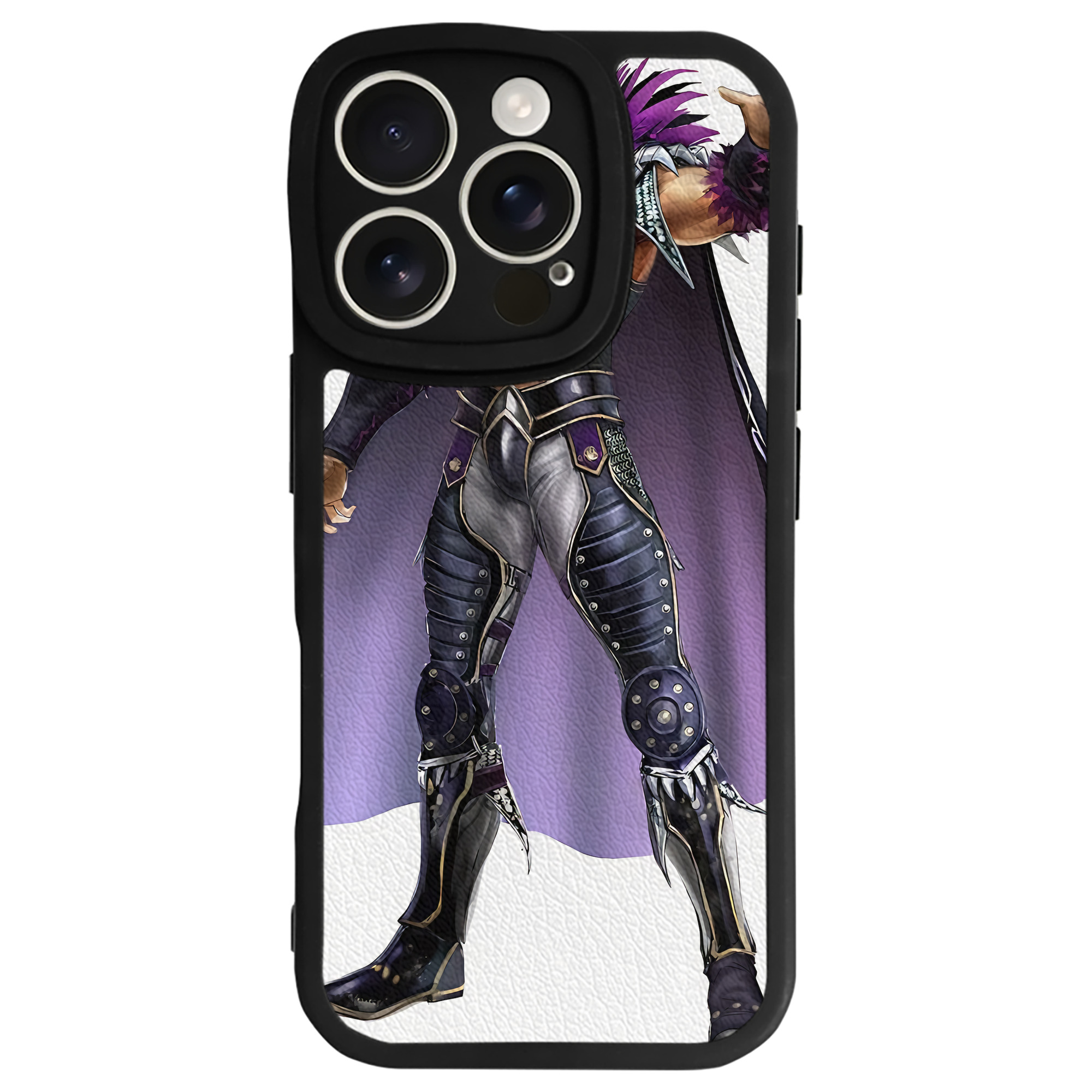 （画像用） 北斗の拳 Fist of the North Star 【iPhone 16シリーズ対応】シリコンスマホケース（レザー調） 材質：シリコン